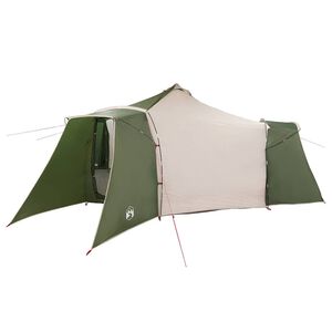 vidaXL Tente Tipi 8 personne Vert taffetas