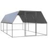 vidaXL Poulailler d'ext&eacute;rieur 3x6x2 m Acier galvanis&eacute;