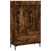 vidaXL Buffet haut ch&ecirc;ne fum&eacute; 69,5x31x115 cm bois d'ing&eacute;nierie