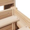 vidaXL Cadre de lit sans matelas 160x200 cm bois massif de pin