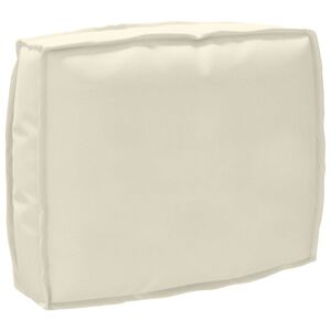 vidaXL Coussin Crème 50 x 40 x 12 cm Tissu Oxford