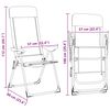 vidaXL Chaises de camping pliables lot de 2 Cr&egrave;me Aluminium