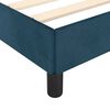 vidaXL Cadre de lit sans matelas bleu fonc&eacute; 90x200 cm velours