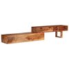 vidaXL Meuble TV Marron 200x30x35 cm Bois massif