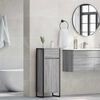 vidaXL Cabinet de salle de bain Gris Sonoma 40 x 30 x 100 cm
