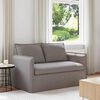 vidaXL Canap&eacute; 120cm Taupe M&eacute;tал