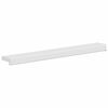 vidaXL Appui de fen&ecirc;tre Blanc 80 x 15 x 4,5 cm PVC