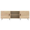 vidaXL Meuble TV chêne sonoma 150x30x50 cm bois d'ingénierie