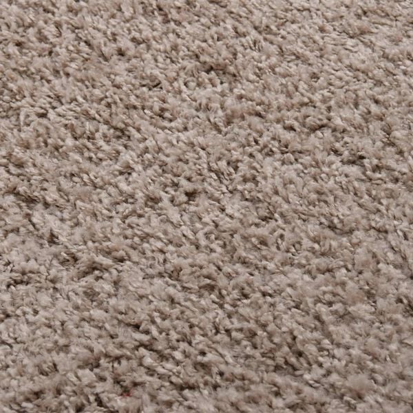 vidaXL Tapis shaggy &agrave; poils longs Beige 200x290 cm