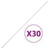 vidaXL Goulotte de c&acirc;ble 20x10 mm 30 m PVC