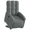 vidaXL Fauteuil inclinable Gris fonc&eacute; Tissu