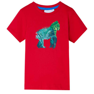 T-shirt pour enfants rouge 92