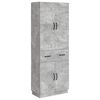 vidaXL Ensemble de Meubles 2 pcs Gris b&eacute;ton Bois d'ing&eacute;nierie