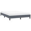 vidaXL Cadre de lit sans matelas gris fonc&eacute; 160x220 cm velours
