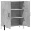 vidaXL Buffet gris b&eacute;ton 69,5x34x90 cm bois d'ing&eacute;nierie