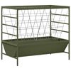 vidaXL Nourrisseur pour Animaux Vert olive 100 x 60 x 90 cm