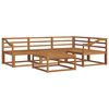 vidaXL Ensemble de canap&eacute;s d'ext&eacute;rieur 5 pcs Naturel