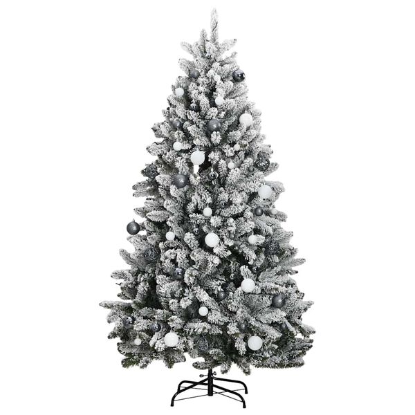 vidaXL Sapin de No&euml;l artificiel articul&eacute; 300 LED et boules 270 cm