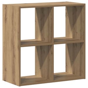 vidaXL Biblioth&egrave;que ch&ecirc;ne artisanal 68,5x32x68,5 cm bois d'ing&eacute;nierie