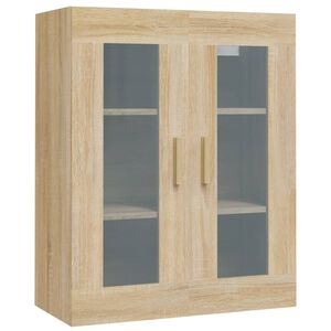 vidaXL Armoire murale suspendue Ch&ecirc;ne sonoma 69,5x34x90 cm