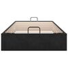vidaXL Cadre de lit ottoman sans matelas noir 100x200 cm velours