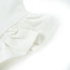 T-shirt enfants avec manches &agrave; volants blanc 104