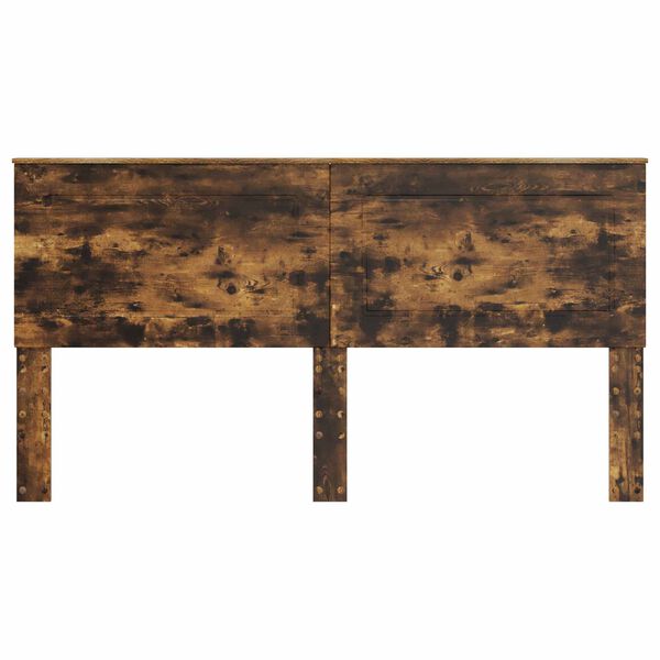 vidaXL T&ecirc;te de lit Ch&ecirc;ne Fum&eacute; 100 cm Bois d&rsquo;ing&eacute;nierie