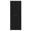 vidaXL Haut Armoire Ch&ecirc;ne noir 70 x 42.5 x 185 cm Bois d'ing&eacute;nierie