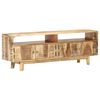 vidaXL Meuble TV 130x30x45 cm Bois de manguier brut