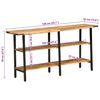 vidaXL Table console 140x35x70 cm bois de manguier massif