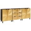 vidaXL Ensemble de buffet 3 pc 180 x 33 x 75 cm Bois de mangue massif