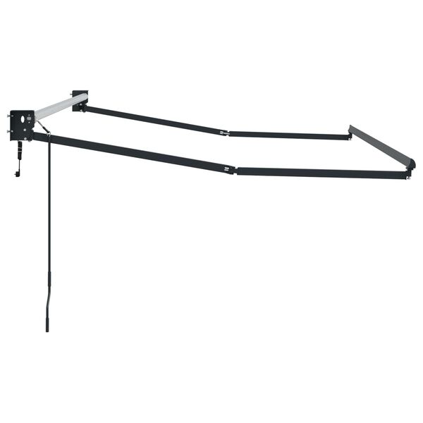 vidaXL Cadre de store r&eacute;tractable &eacute;lectrique Anthracite 2,5 x 2 m