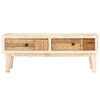 vidaXL Table basse 90 x 50 x 35 cm Bois de r&eacute;cup&eacute;ration massif