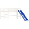 vidaXL Lit mezzanine enfants avec tour sans matelas bleu 80x200 cm