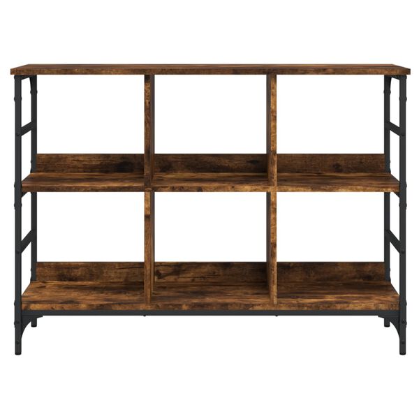 vidaXL Buffet chêne fumé 102x32x73,5 cm bois d'ingénierie