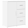vidaXL Buffet blanc 60x31x70 cm bois d'ing&eacute;nierie
