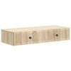 vidaXL Table d'appoint murale Ch&ecirc;ne Sonoma 87,5 x 34,5 x 17 cm