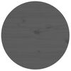 vidaXL Table basse Gris Ø 55x60 cm Bois massif de pin