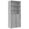 vidaXL Armoire de rangement sonoma gris 80x42,5x225 cm
