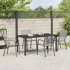 vidaXL Ensemble de salle &agrave; manger pour jardin 5 pcs Anthracite