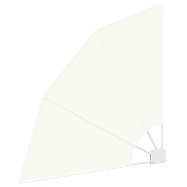 vidaXL Écran de confidentialité pour balcon Crème 115 x 115 cm