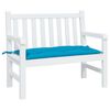 vidaXL Coussin de banc de jardin bleu clair 100x50x7 cm tissu oxford