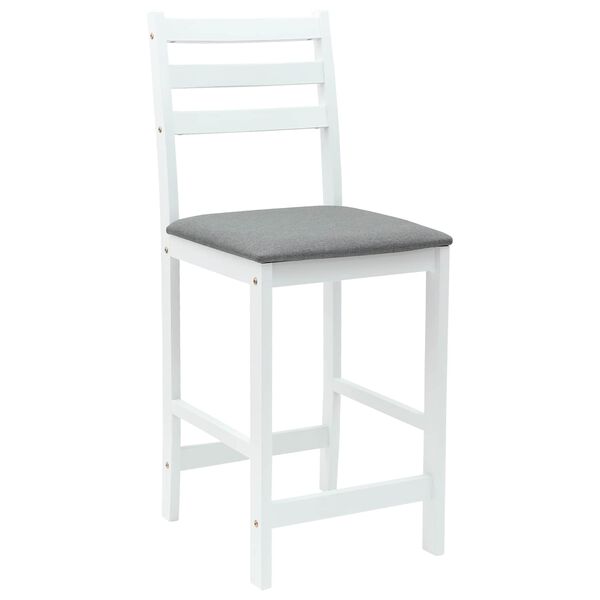 vidaXL Chaises de salle &agrave; manger 2 pcs Blanc 40 x 47,5 x 99,5 cm