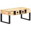 vidaXL Table basse Style cassette 100x52x45 cm Bois de manguier massif