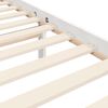 vidaXL Cadre de lit sans matelas blanc 120x200 cm bois massif