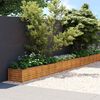 vidaXL Lit sur&eacute;lev&eacute; de jardin 770x50x36 cm acier corten