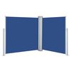 vidaXL Auvent lat&eacute;ral r&eacute;tractable Bleu 100 x 600 cm