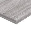 vidaXL &Eacute;tag&egrave;res murales 4 pcs sonoma gris 80x20x1,5 cm bois ing&eacute;nierie