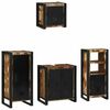 vidaXL Ensemble de mobilier de salle de bain 4 pcs Bois Recyclé Solide