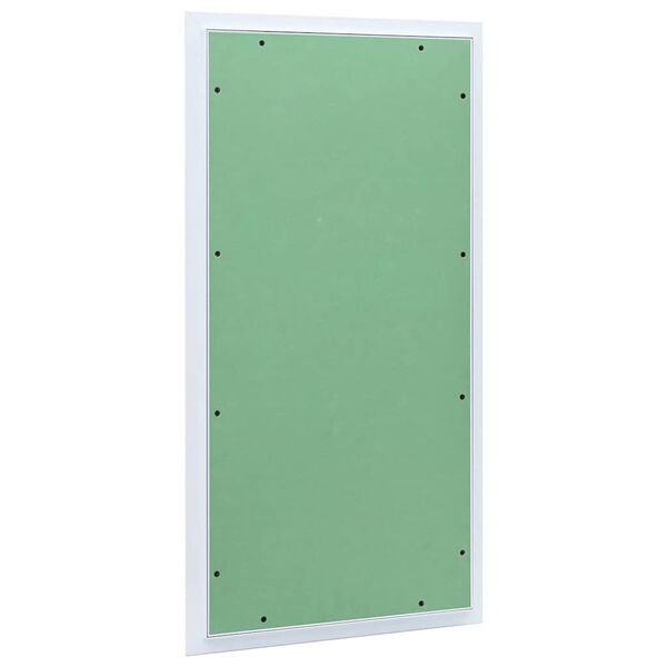 vidaXL Panneau d'Acc&egrave;s Vert et Argent 45 x 85 cm Aluminium et Pl&acirc;tre